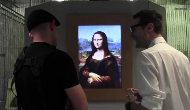 Живая Джоконда: во Франции появилась цифровая Мона Лиза