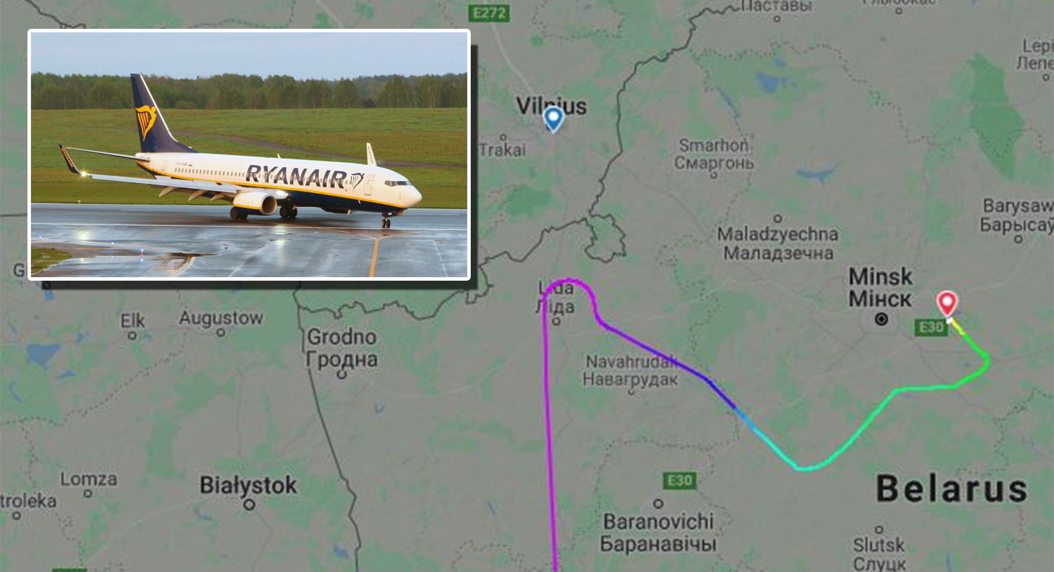 "Это наши рекомендации", – запись переговоров пилота Ryanair с диспетчером Минского аэропорта облетела Сеть