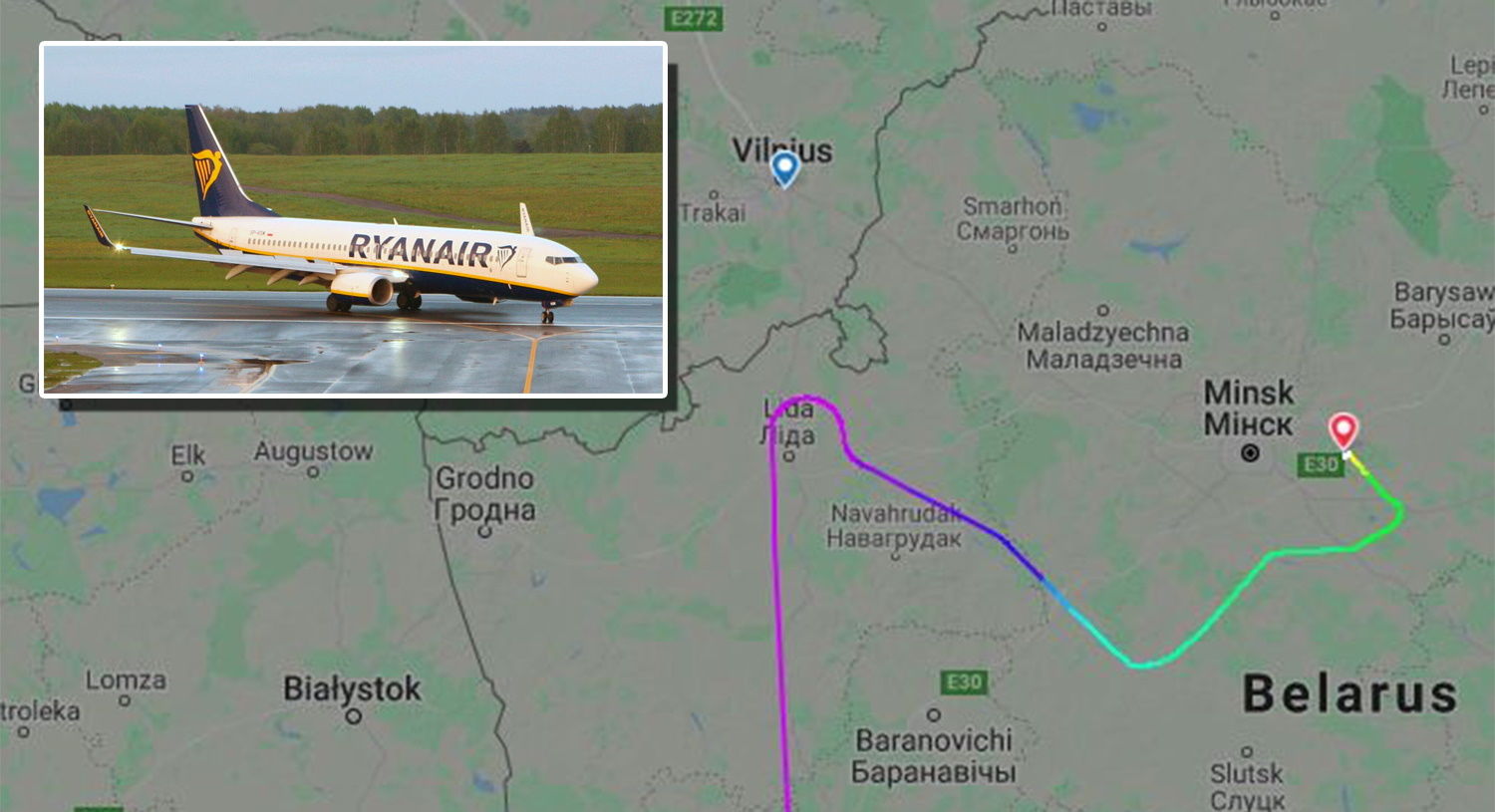 "Это наши рекомендации", – запись переговоров пилота Ryanair с диспетчером Минского аэропорта облетела Сеть