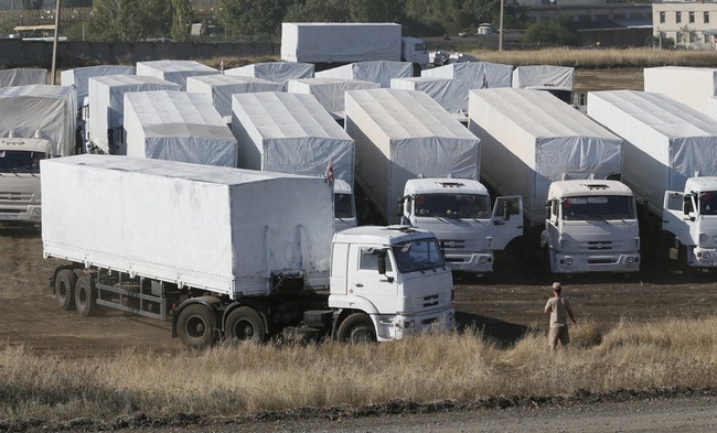 В России заявили, что гуманитарный конвой границу с Украиной не пересекал