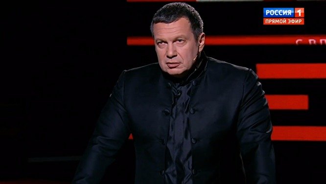 "Виноват" Мазепа: Соловьев закатил грандиозный скандал на росТВ, назвав украинцев "предателями"