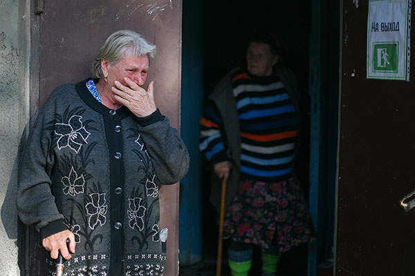 В эпицентре обстрела в Донецке – ул. Бакинских Комиссаров