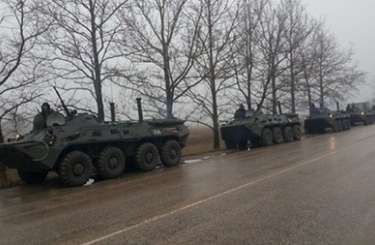 В Луганске зафиксировано передвижение военной техники