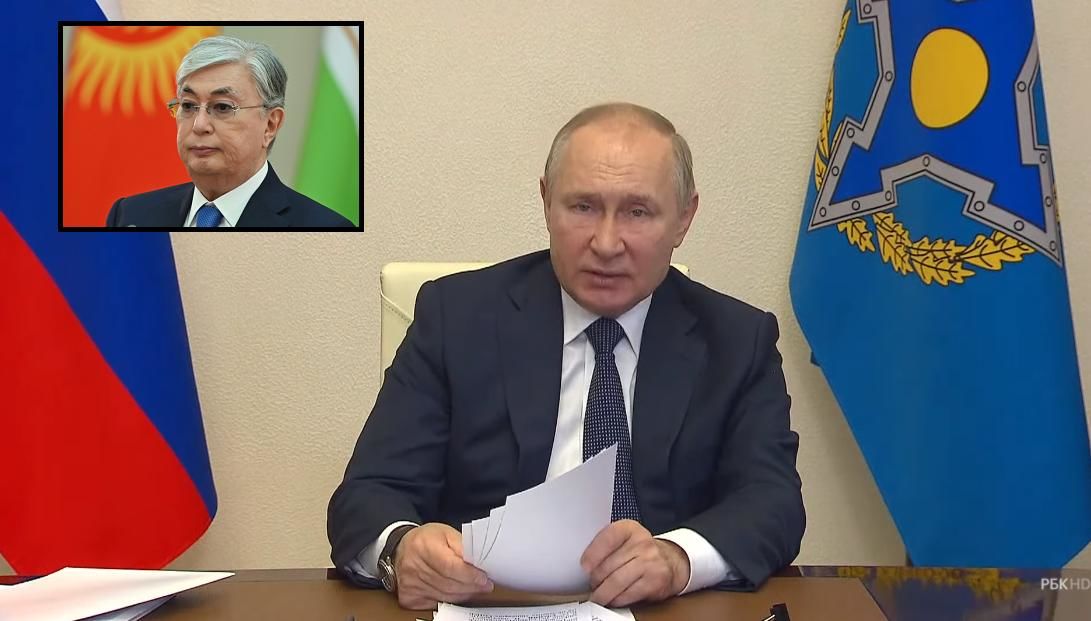 Путин перепутал имя Токаева на заседании ОДКБ – недоумение президента Казахстана попало на видео