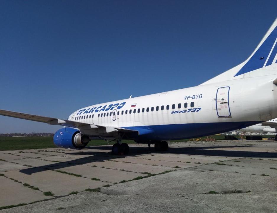 Украина выставила на аукцион российский Boeing 737, поучаствовавший в скандале в соцсетях