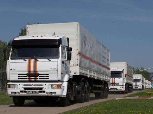 В Макеевку прибыл 33-й конвой РФ с гуманитаркой для жителей Донбасса
