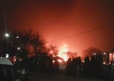 ​В Грозном произошел мощный взрыв: уникальные кадры очевидцев с места происшествия