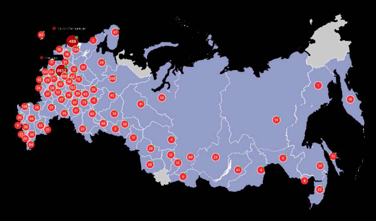 Вспышка коронавируса в России: общее число подскочило почти до 50 000, в Москве ситуация сложная 