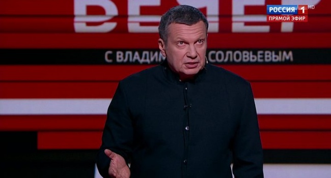 Соловьев скатился на "дно", нахамив украинцу в эфире: "За две дырочки возьмем и оземь хлопнем!" - видео