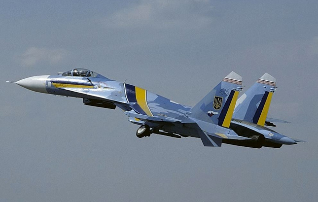 Украинский СУ-27 сумел одержать блестящую победу над истребителем США F-15C в рамках учений "Чистое небо 2018" - кадры