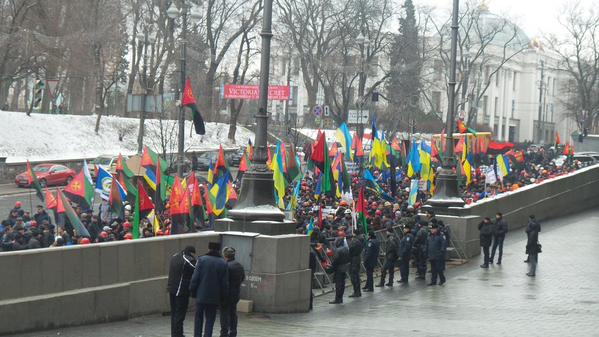 Шахтеры Украины начали пикет Кабмина