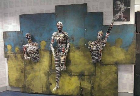 В берлинском Музее Чекпойнт Чарли появилась инсталляция об украинских политзаключенных в России