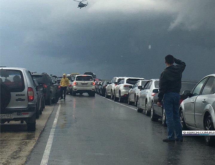 В оккупированном Крыму из-за сильных ливней и смерчей готовится эвакуация населения
