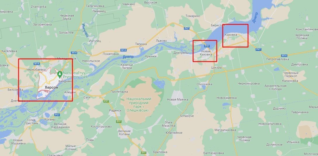 ​ВСУ отрезают группировку российской армии к северу от Херсона, у оккупантов новая проблема - СМИ  