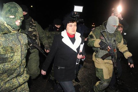 Фотофакт: Савченко в Донецке охраняют лучше, чем Гиви и Моторолу - Казанский предположил, по какой причине такая конспирация