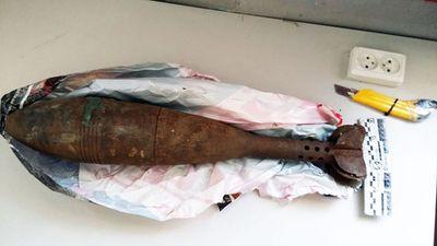 Опасность миновала: сувенир из мины чуть не отправили с Донбасса на Киевщину