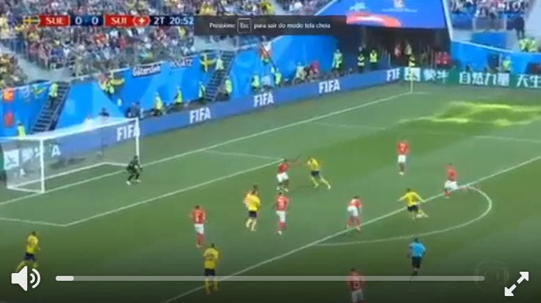 Матч Швеции и Швейцарии на ЧМ: видео единственного гола, который решил исход поединка - кадры