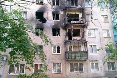 Горсовет: Два района Донецка подверглись артобстрелу