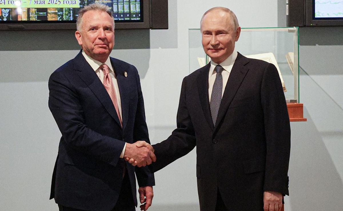 На переговорах Уиткоффа с Путиным в Кремле был замечен новый человек Трампа