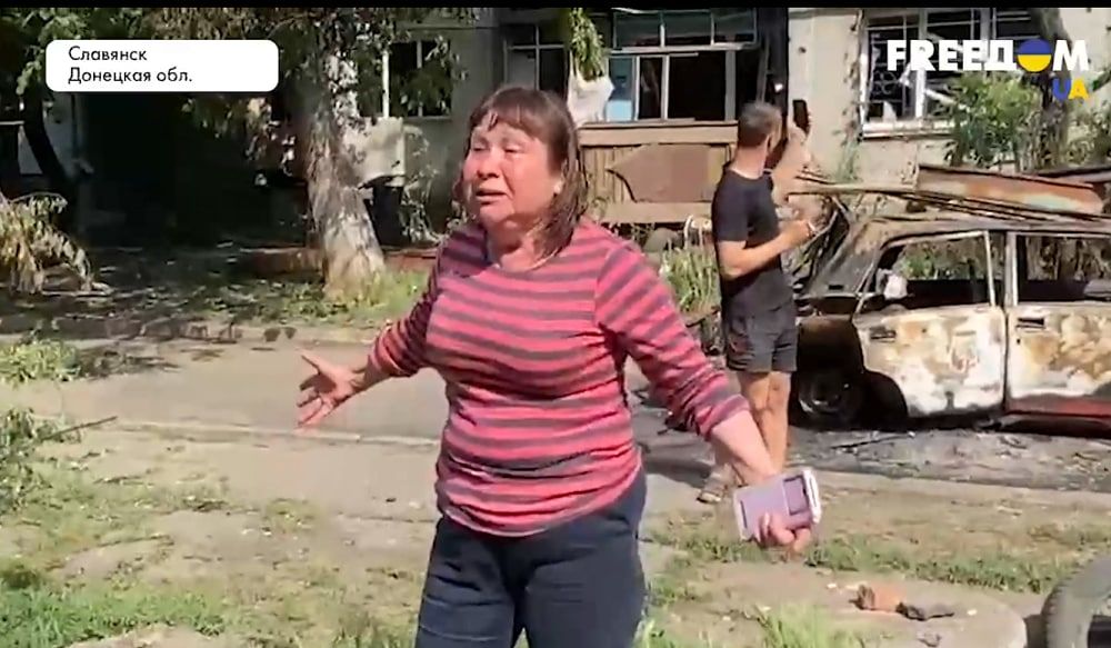 "Я считала вас родным братом", – жительница Славянска обратилась к РФ после ракетного удара по городу