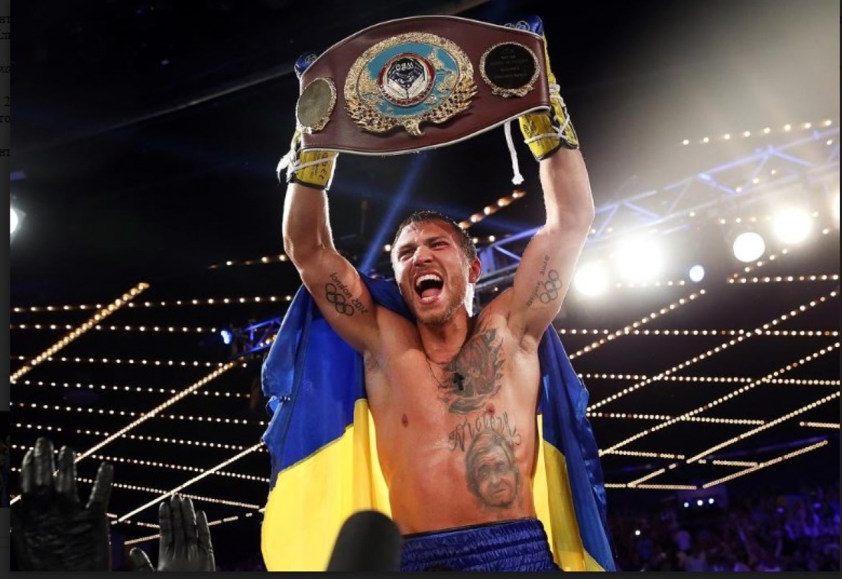 Британский спортивный телеканал назвал украинца Ломаченко лучшим боксером планеты
