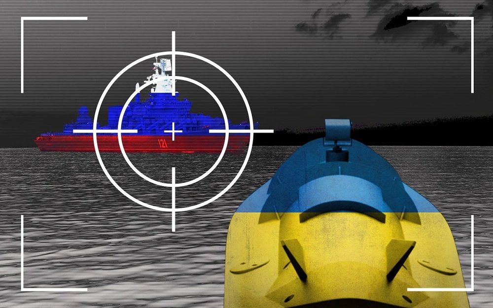 Беспилотный флот Украины наводит страх на черноморские силы России - The Telegraph 