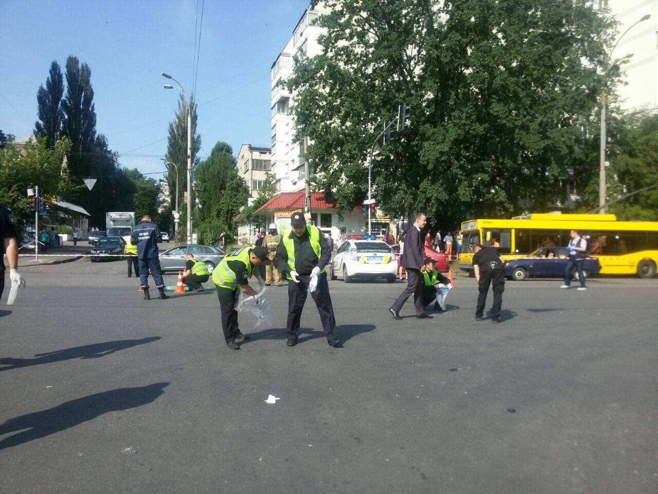 Подрыв машины командира разведка ГУР Миноброны Шаповала в Киеве: полиция сообщила о новых пострадавших