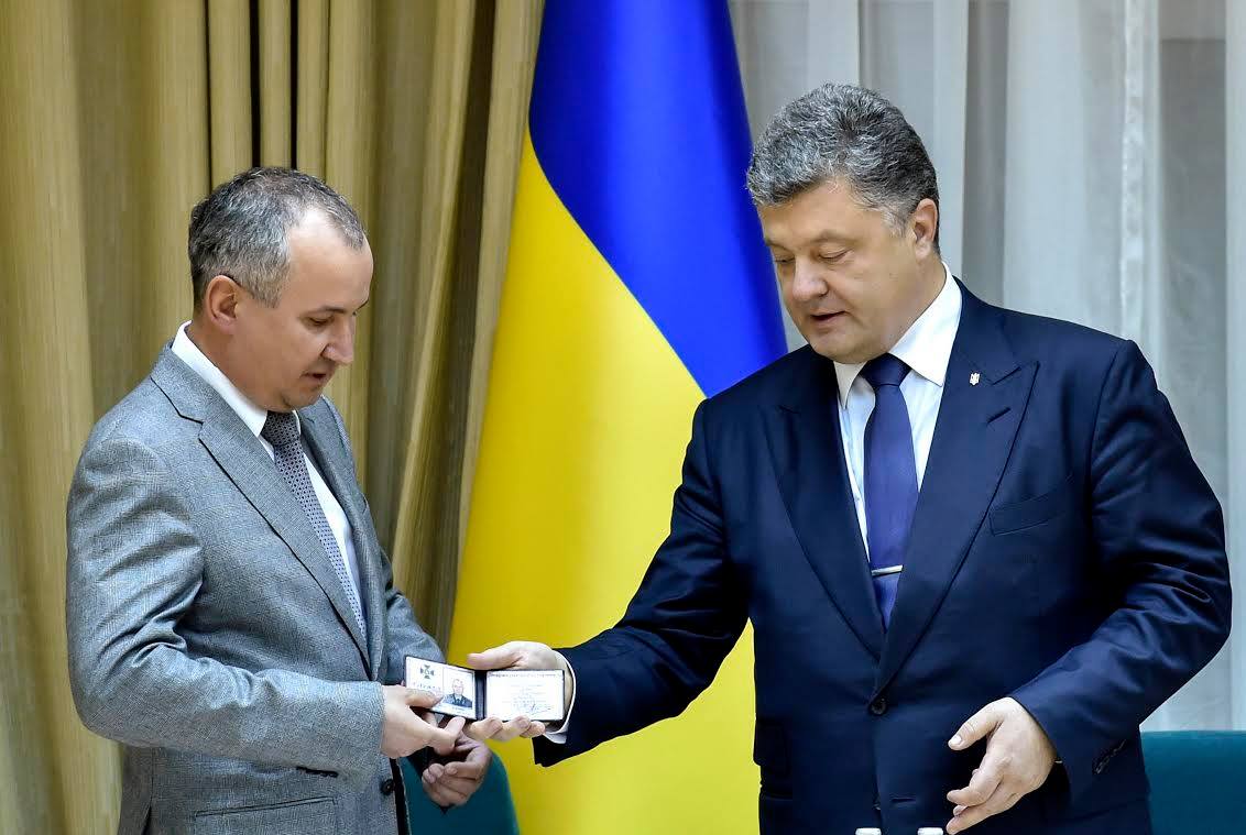 Порошенко присвоил главе СБУ Грицаку звания Героя Украины