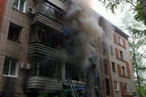 В Горловке работает тяжелая артиллерия