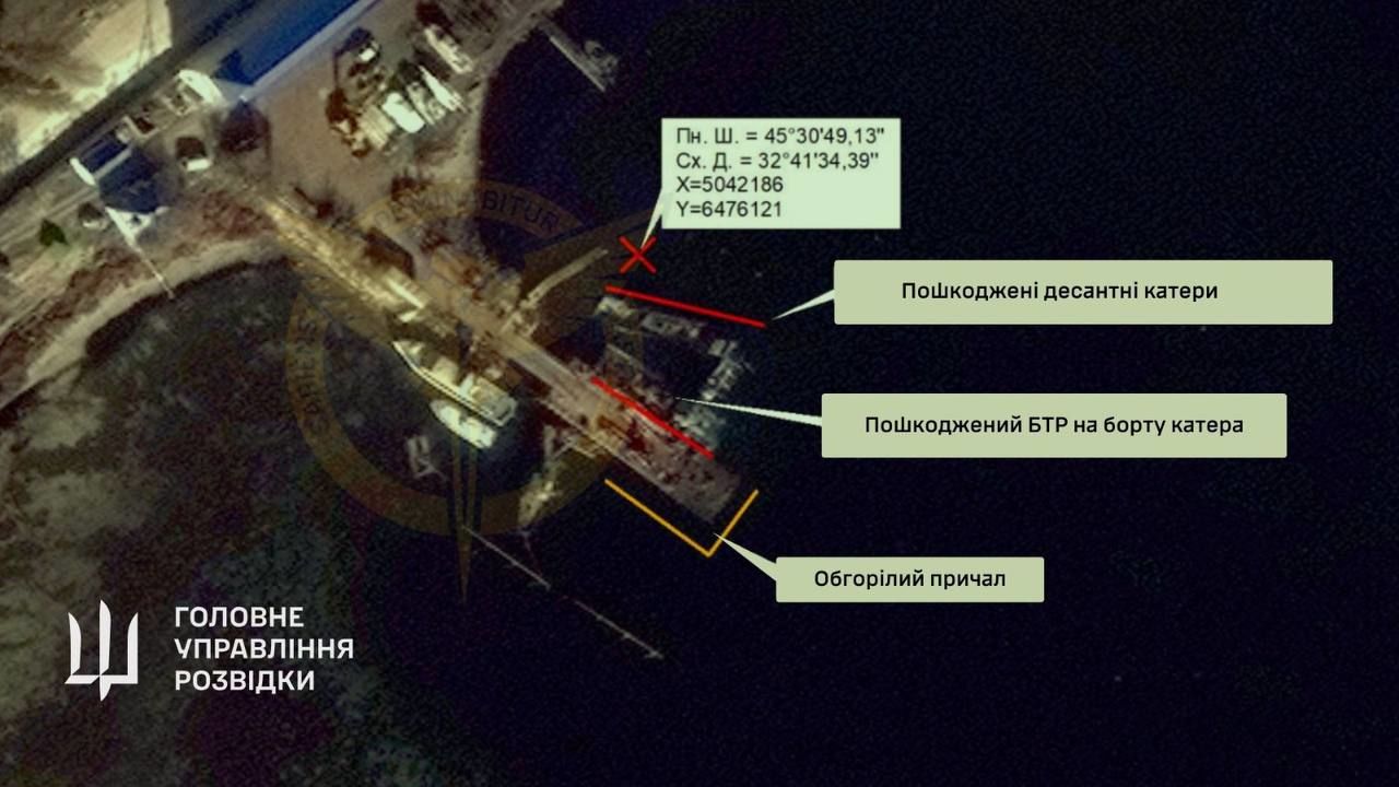Разведка Украины сообщила новости о "подбитых" в Крыму десантных катерах РФ