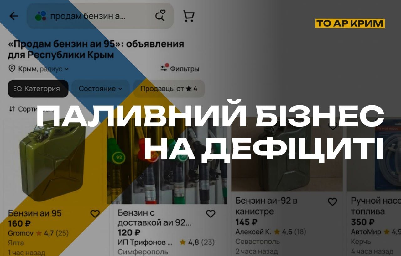 Военные РФ организовали теневой рынок топлива в оккупированном Крыму: доставка "под дверь" – ЦНС