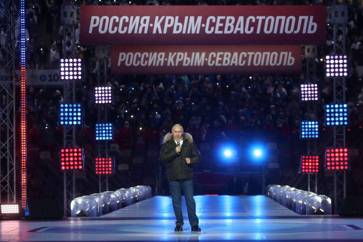 ​В годовщину захвата Крыма Путин намекнул на новую войну: "Продемонстрировали, что можем"