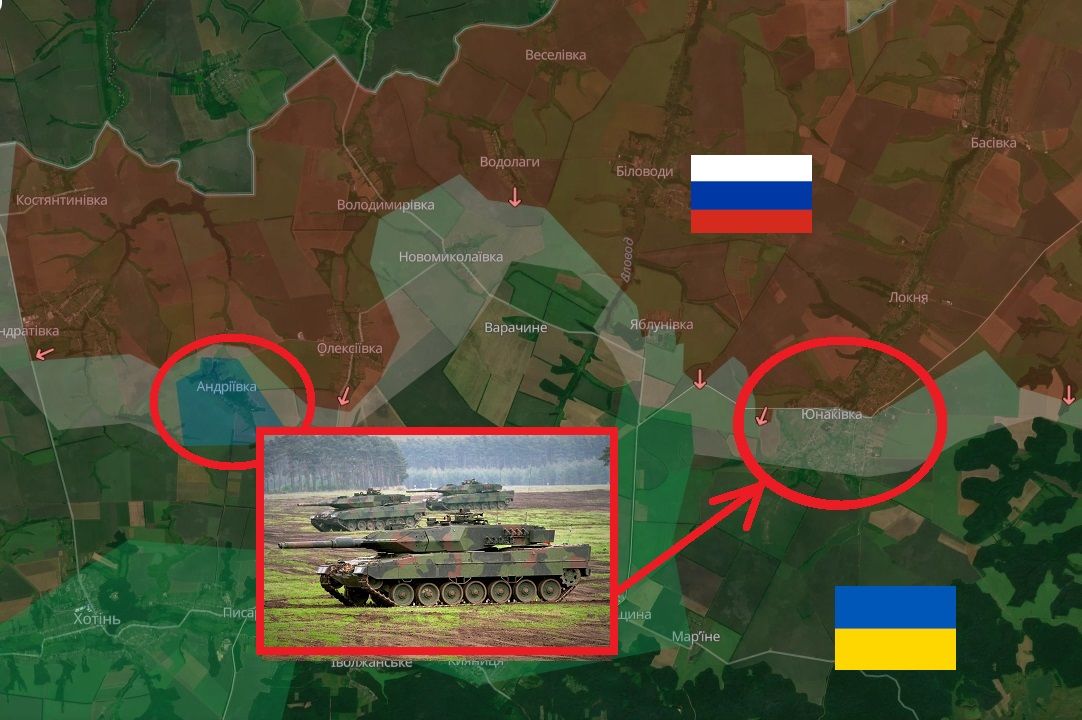 ВСУ после освобождения Андреевки сразу пошли на штурм Юнаковки  