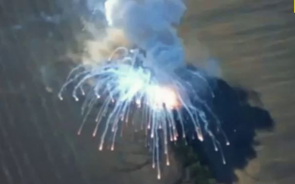 В СБУ показали впечатляющий фейерверк после уничтожения российской огнеметной системы "Солнцепек"