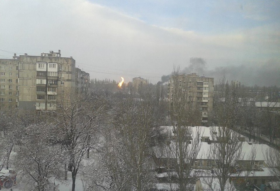 По всему Донецку работает тяжелая артиллерия - горсовет