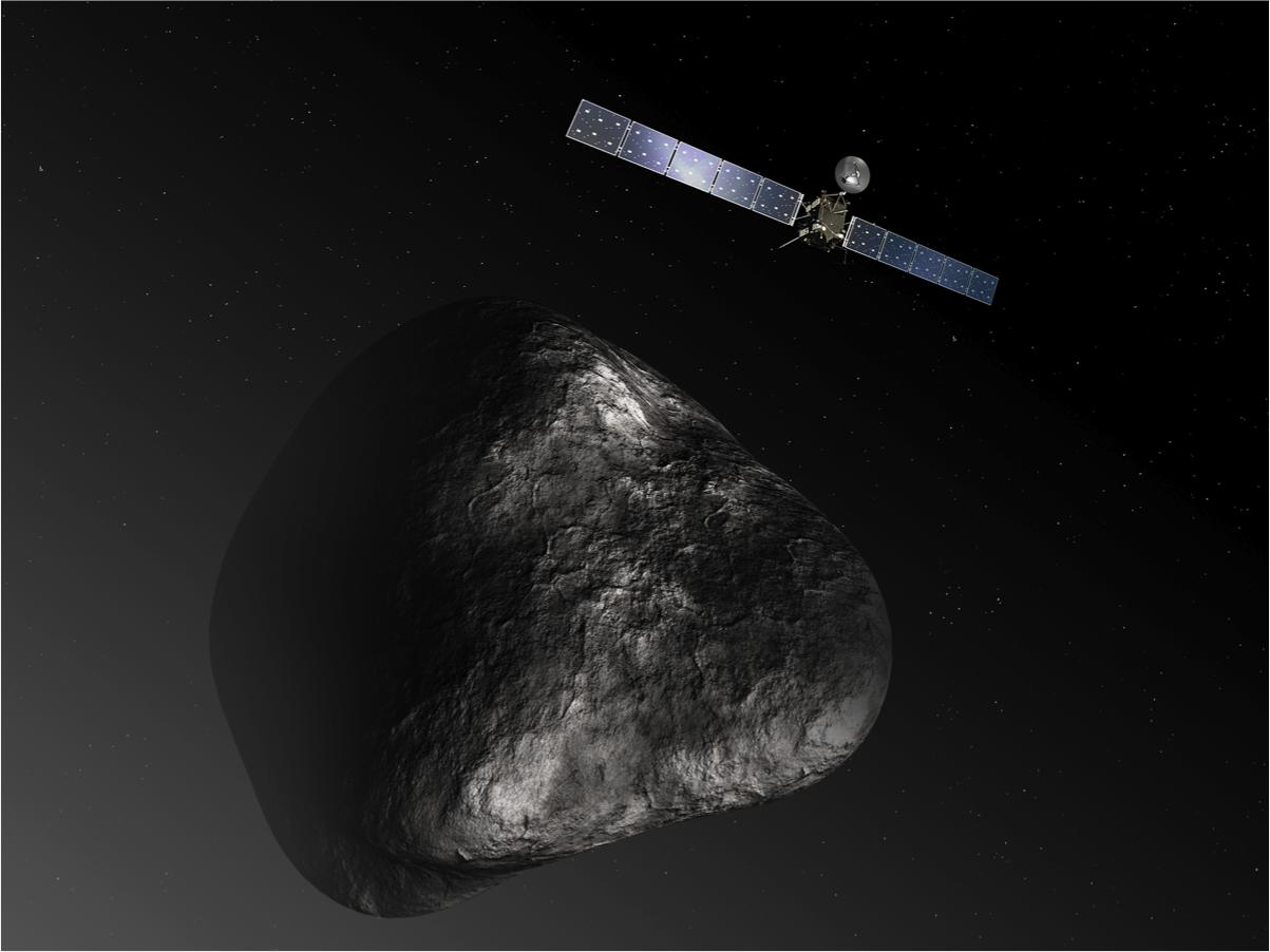 Историческая посадка зонда Rosetta на комету 67P/Чурюмова-Герасименко. Прямая видео онлайн-трансляция