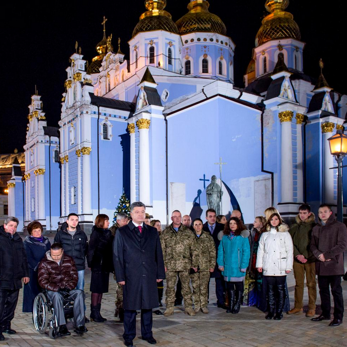 Традиция от Порошенко. О начале Нового года теперь будут извещать колокола Михайловского собора