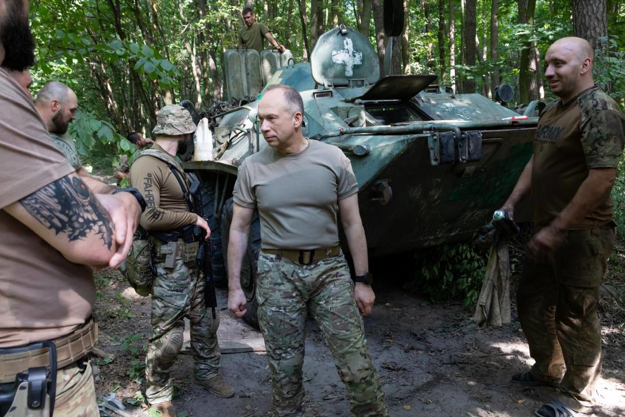 Главком Сырский опубликовал видео в разгар боев в Курской области