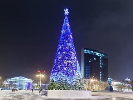 В Донецке новогоднюю елку откроют 25 декабря