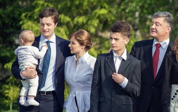 Петр Порошенко впервые показал своего единственного внука