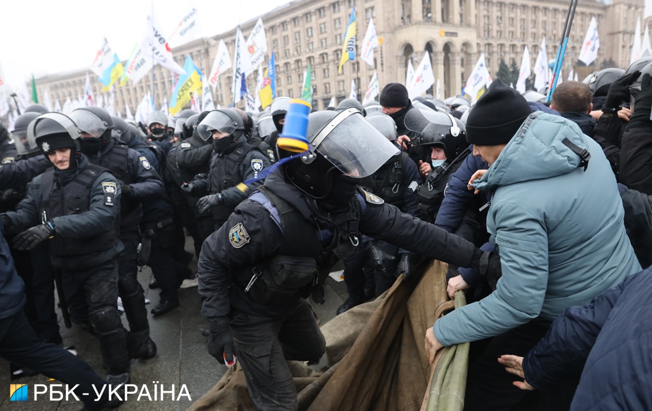 Новый Майдан: протестующие ФОПы установили палатки в центре Киева