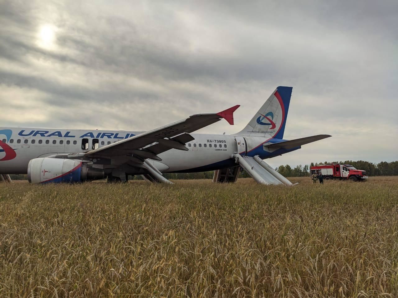 ​Начало конца для гражданской авиации РФ: экстренная посадка Airbus в Новосибирске – кадры