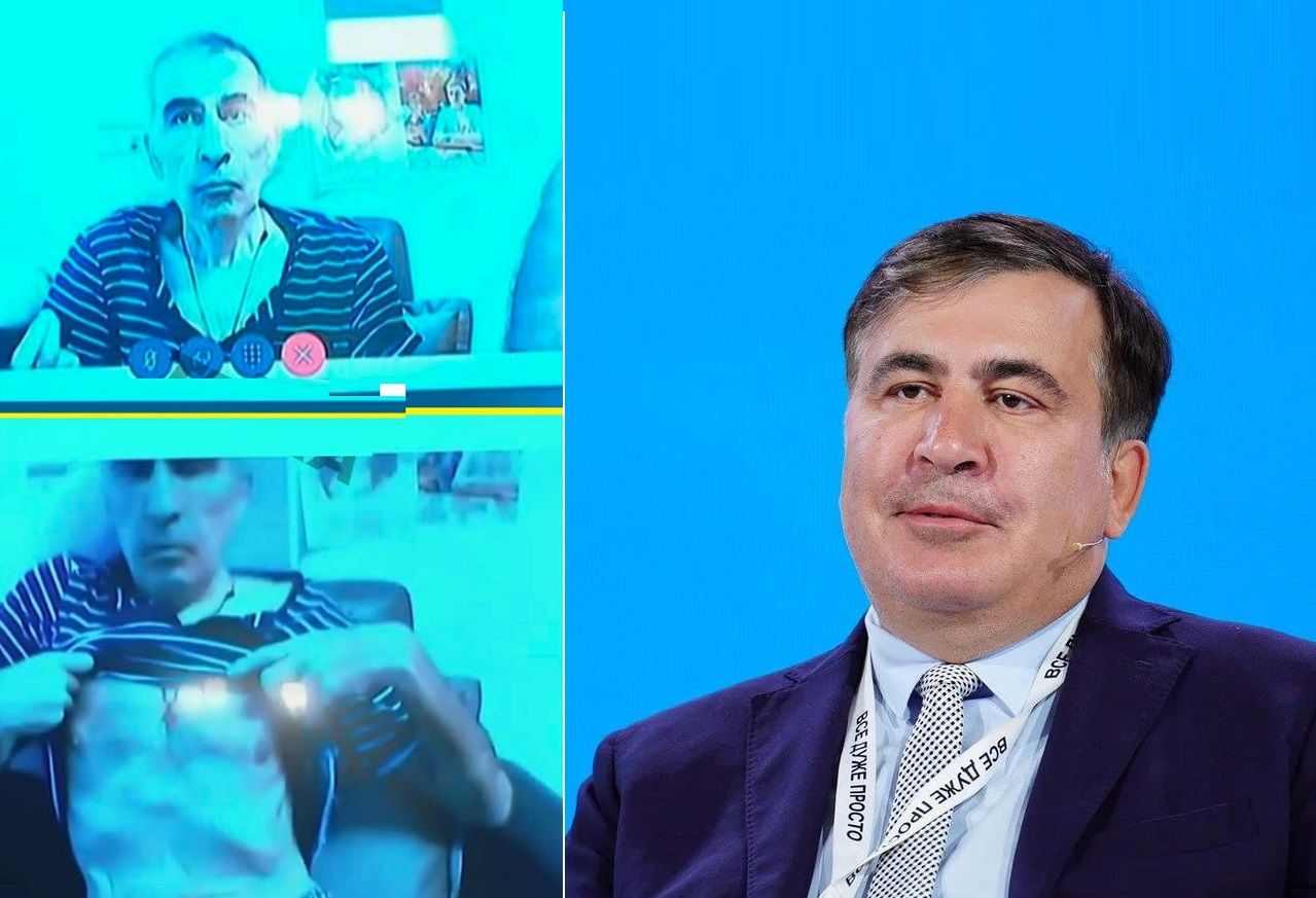 СМИ показали новые фото Саакашвили из тюрьмы в Грузии – соцсети потрясены