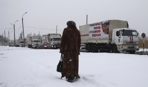 ОБСЕ осмотрела гуманитарный конвой РФ в Макеевке