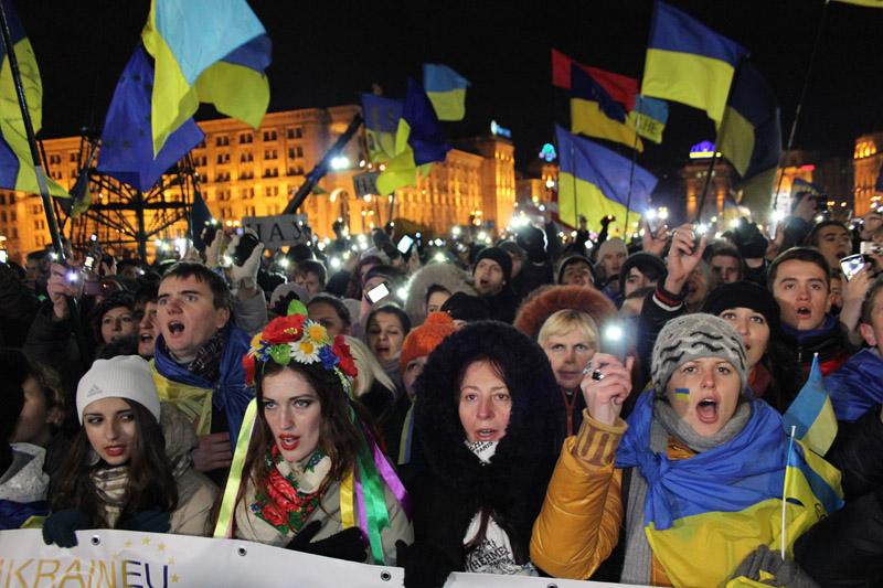 В Киеве к первой годовщине Евромайдана соберут Народное вече