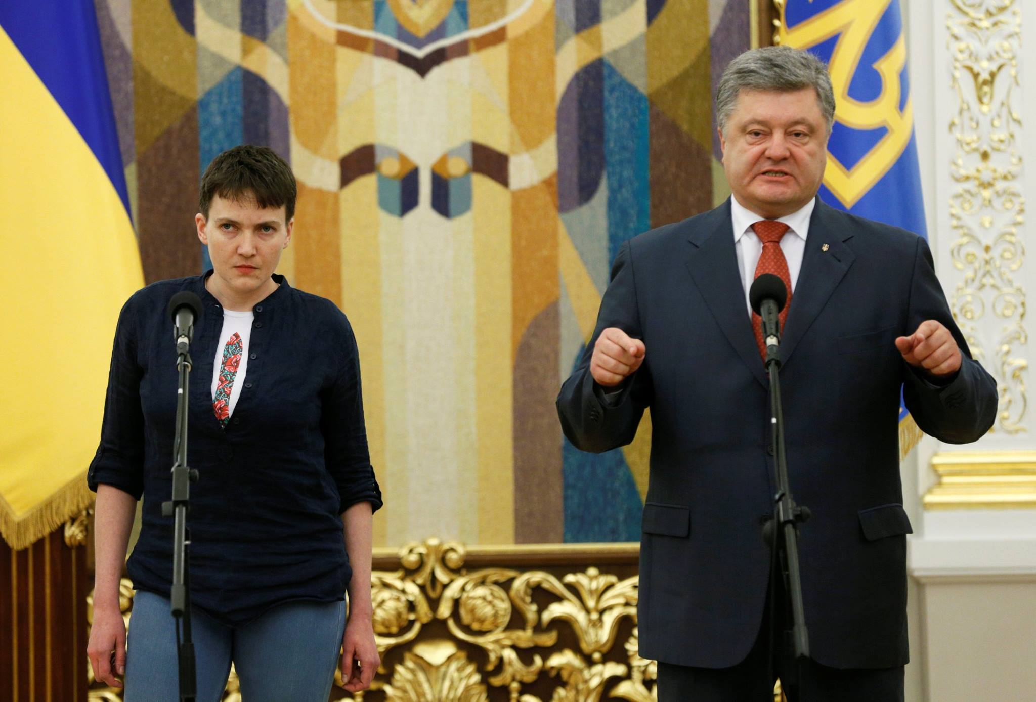 Савченко огребла от президента Порошенко за странные и бесполезные переговоры с главарями "ЛДНР"