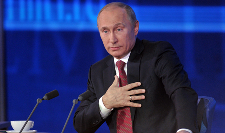 Путин: недавно был разговор с Порошенко, никаких активных боевых действий на Донбассе не будет