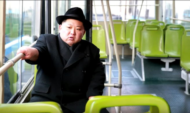 Северокорейский диктатор проехался в троллейбусе: в Сеть попало видео Ким Чен Ына в пустом транспорте - кадры