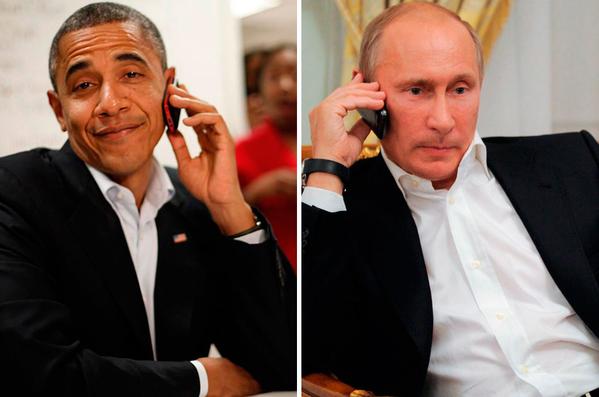 ​Обама потребовал от Путина убрать российские войска из Украины