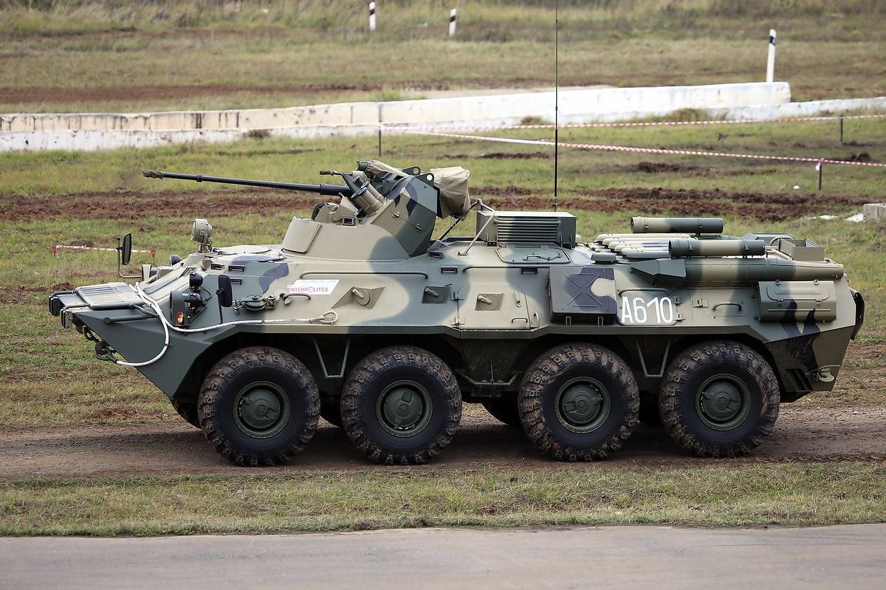 ​Десятки российских БТР-82А переброшены в Беларусь к границам Польши и Литвы